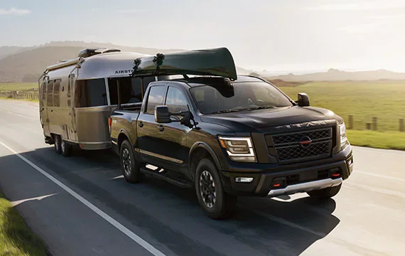 2022 Nissan TITAN towing airstream | Greeley Nissan in Greeley CO