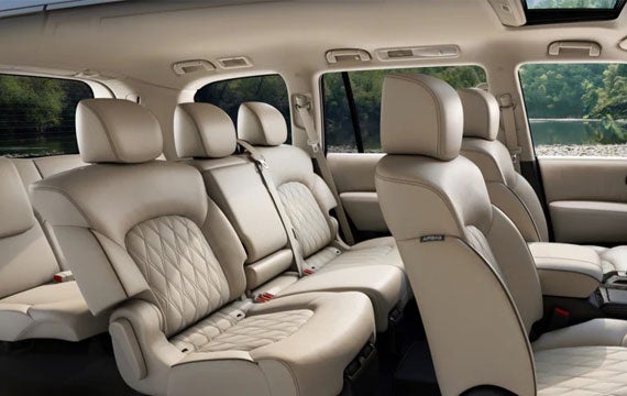 2023 Nissan Armada showing 8 seats | Greeley Nissan in Greeley CO