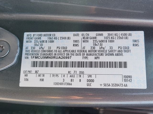 2024 Ford Escape ST-Line