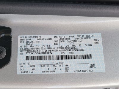 2018 Ford F-150 XLT