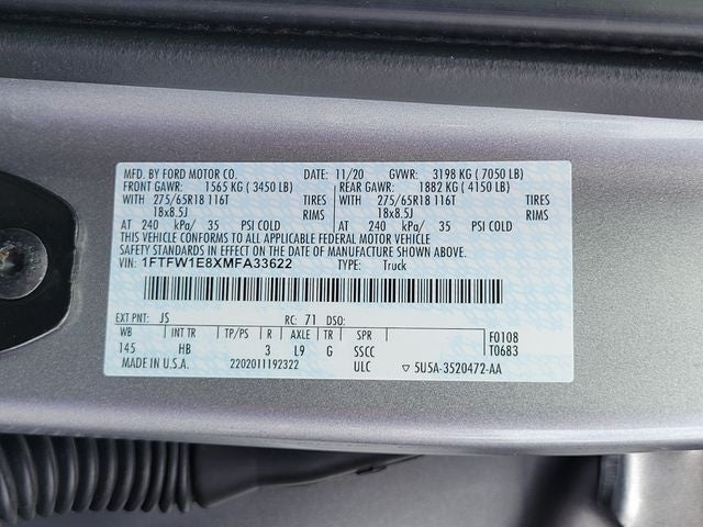 2021 Ford F-150 Lariat