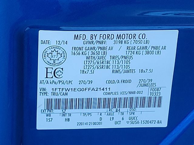 2015 Ford F-150 Base