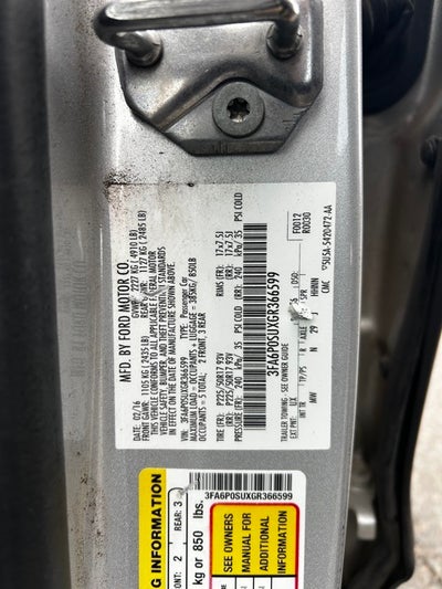 2016 Ford Fusion Energi Titanium