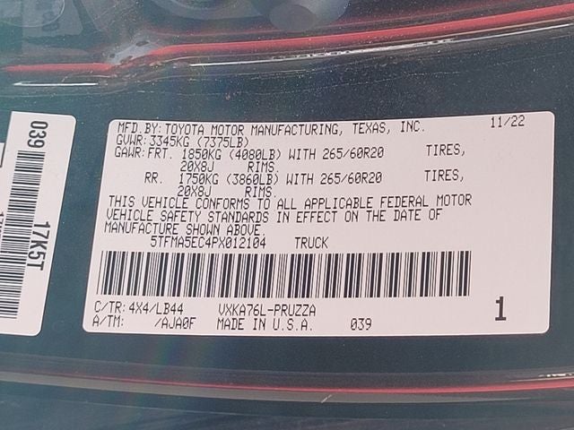 2023 Toyota Tundra 1794
