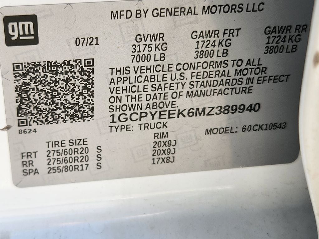 2021 Chevrolet Silverado 1500 4WD Crew Cab Short Bed RST
