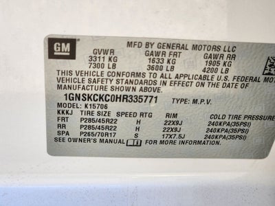 2017 Chevrolet Tahoe Premier