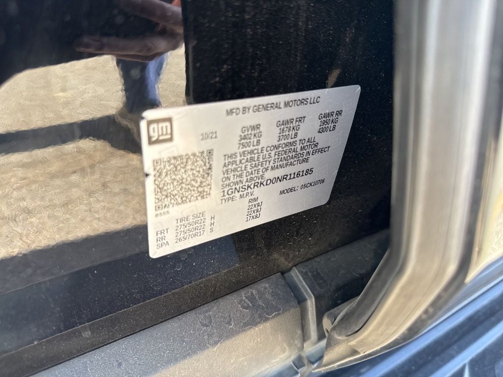 2022 Chevrolet Tahoe 4WD RST