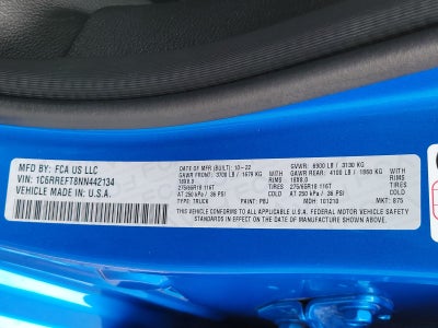 2022 RAM 1500 Big Horn/Lone Star