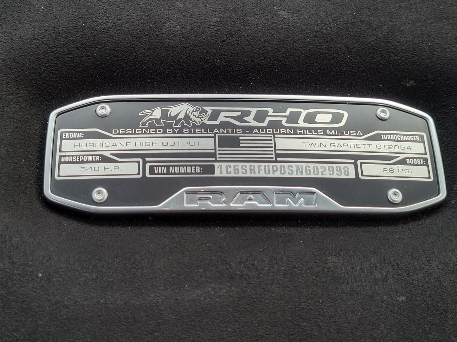 2025 RAM 1500 RHO