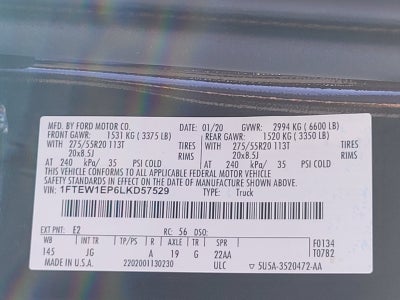 2020 Ford F-150 XL