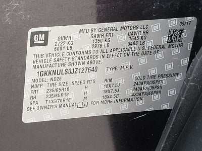 2018 GMC Acadia SLT-1