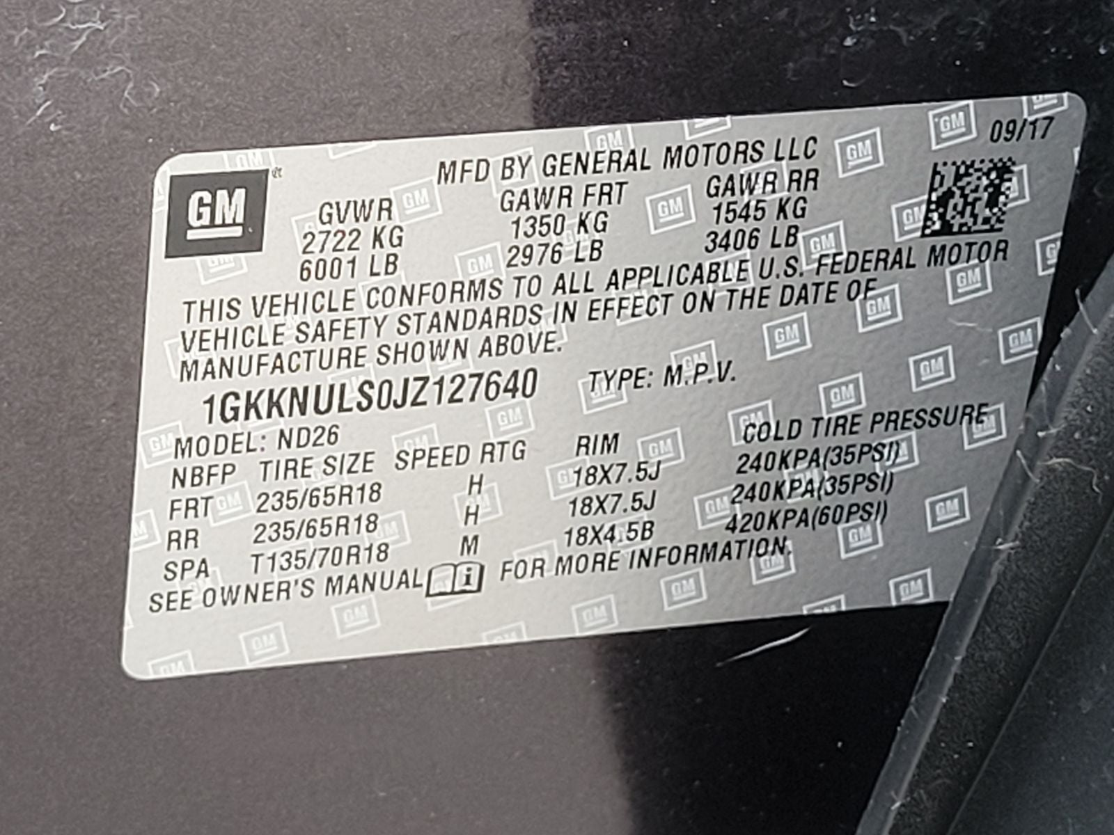 2018 GMC Acadia SLT-1