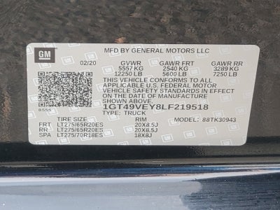 2020 GMC Sierra 3500HD AT4