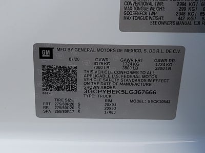 2020 Chevrolet Silverado 1500 Custom