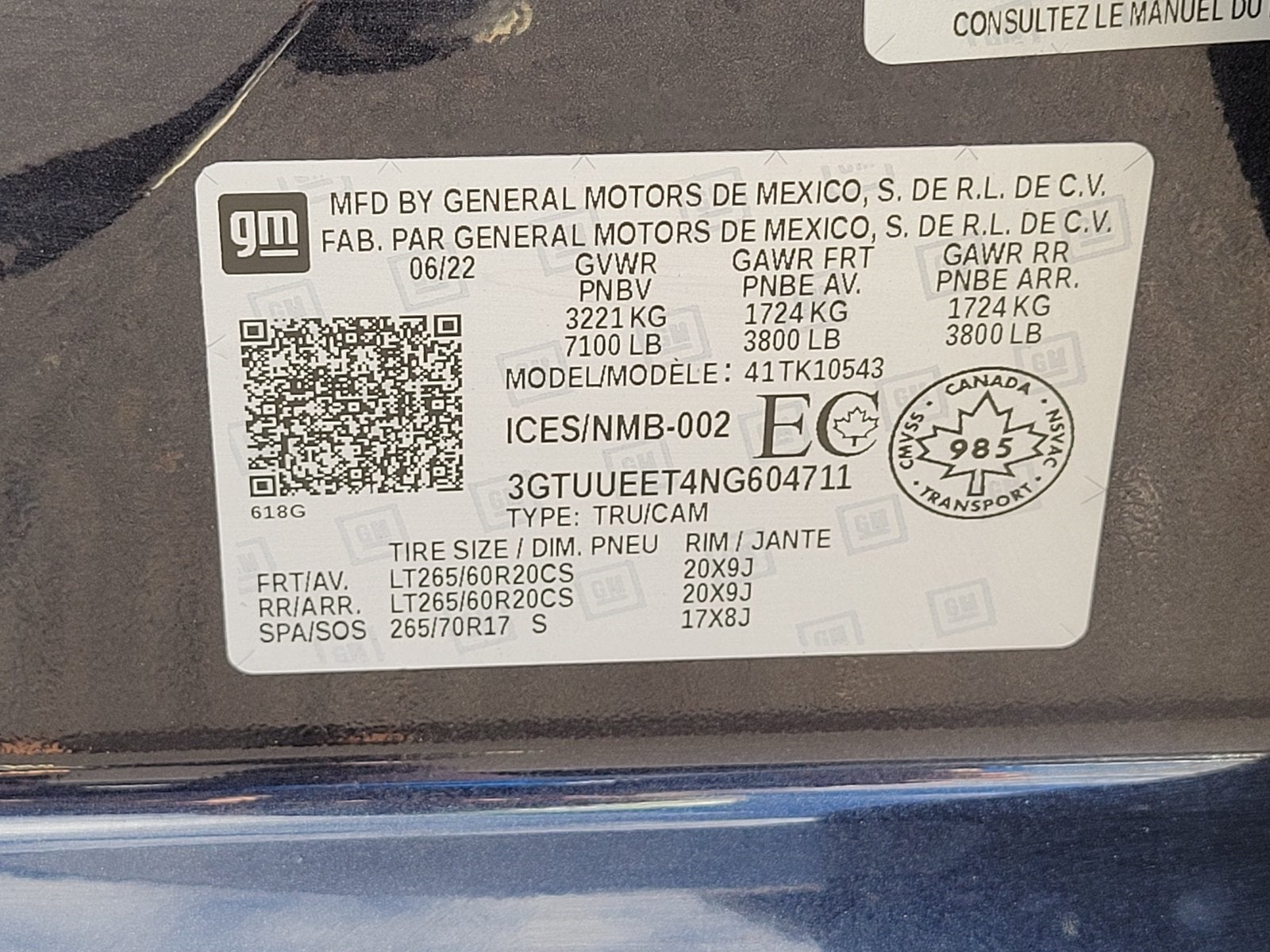 2022 GMC Sierra 1500 AT4