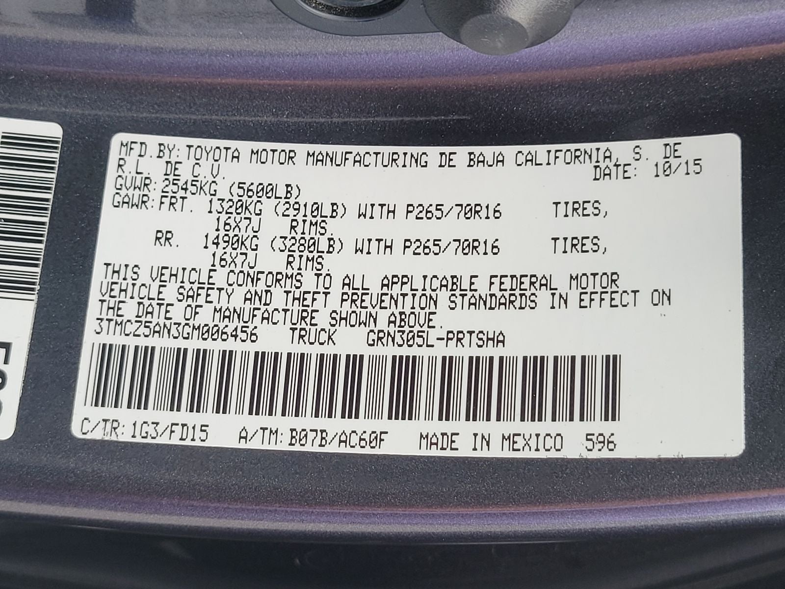 2016 Toyota Tacoma TRD Off-Road V6