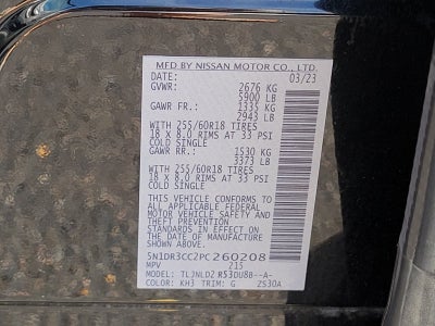 2023 Nissan Pathfinder SL