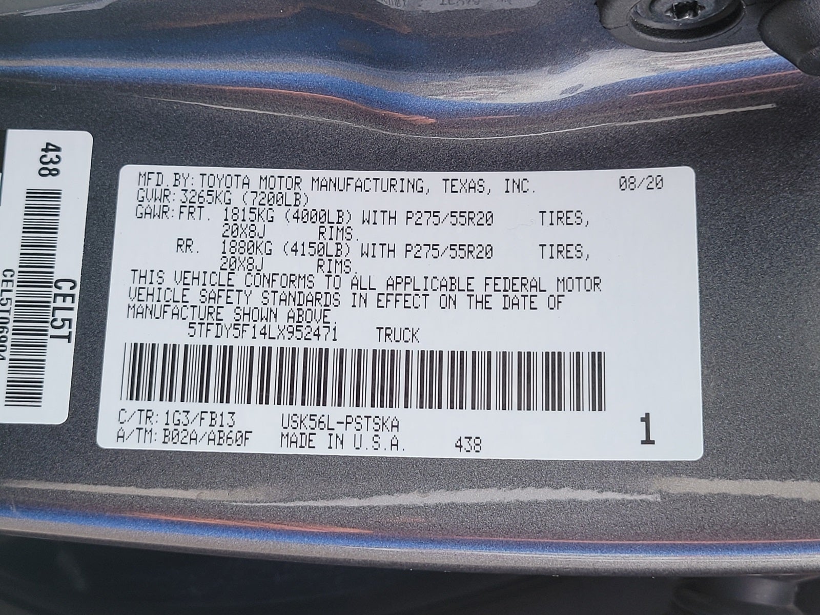 2020 Toyota Tundra SR5