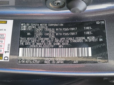 2018 Toyota 4Runner SR5