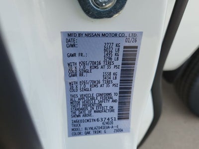 2026 Nissan Frontier S