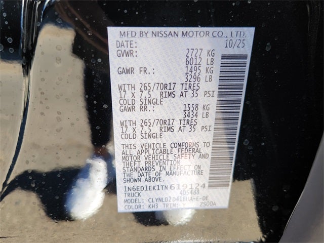 2026 Nissan Frontier PRO-4X w/R Package