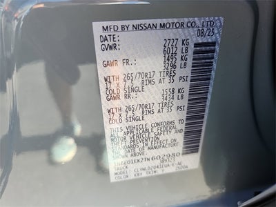 2026 Nissan Frontier PRO-4X