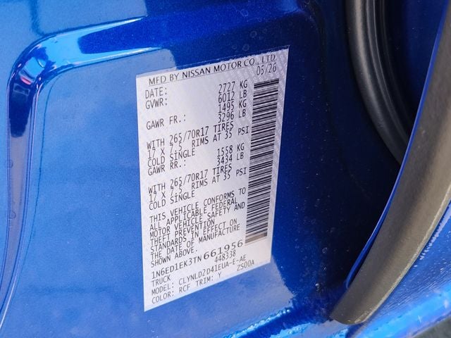 2026 Nissan Frontier PRO-4X