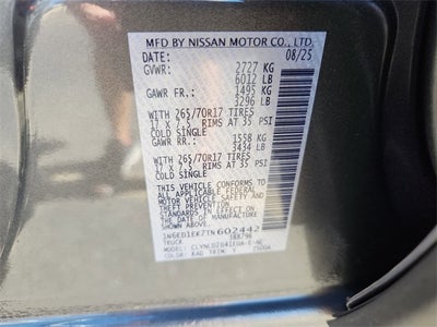 2026 Nissan Frontier PRO-4X