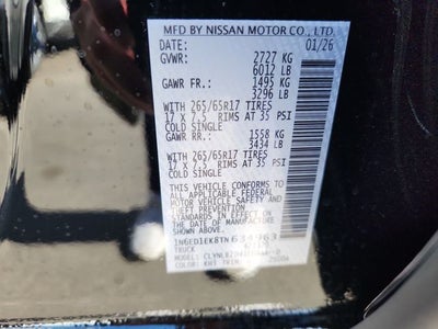 2026 Nissan Frontier SV