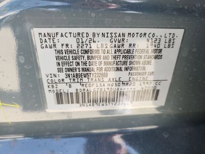 2026 Nissan Sentra SL