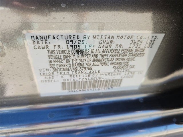 2025 Nissan Versa SV