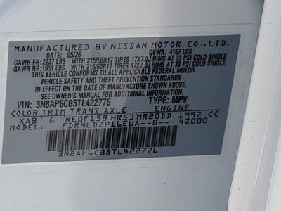 2026 Nissan Kicks SV