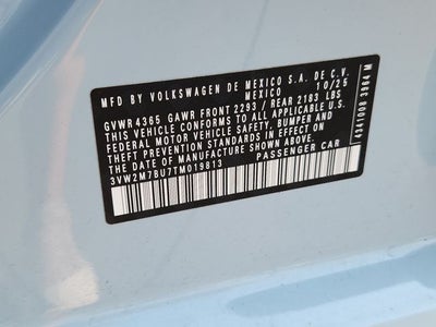2026 Volkswagen Jetta GLI Autobahn