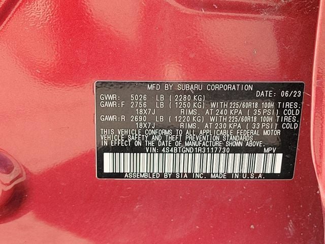 2024 Subaru Outback Limited XT