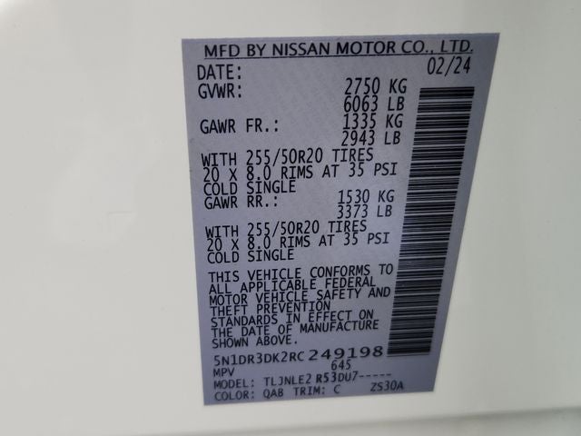 2024 Nissan Pathfinder Platinum