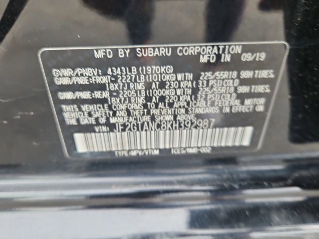 2019 Subaru Crosstrek Limited
