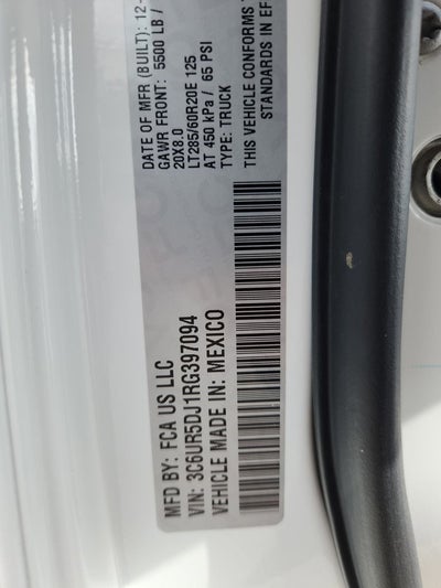 2024 RAM 2500 Big Horn Crew Cab 4x4 6'4' Box