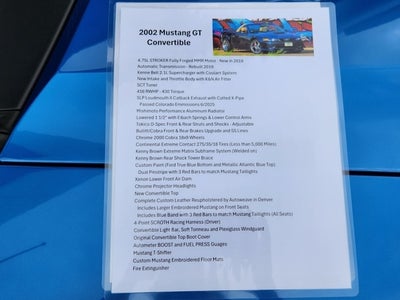 2002 Ford Mustang GT SUPER CHARGED