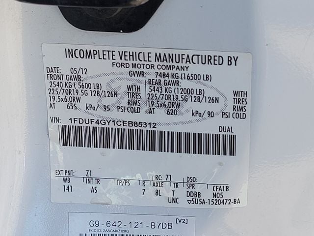 2012 Ford F-450SD XL DRW