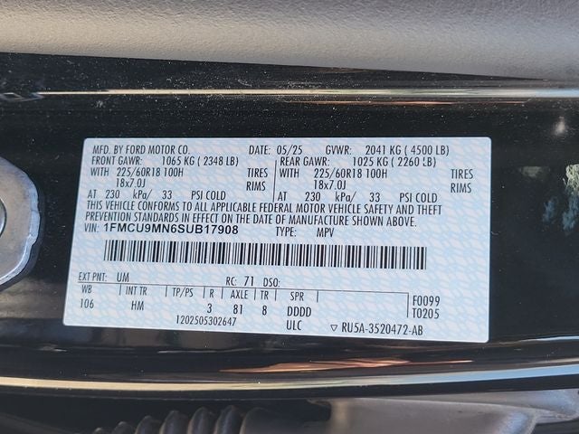 2025 Ford Escape ST-Line