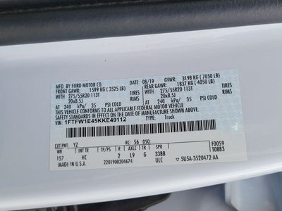 2019 Ford F-150 Lariat