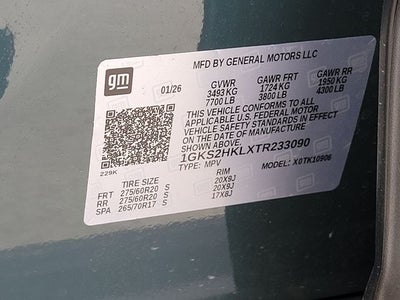 2026 GMC Yukon XL AT4