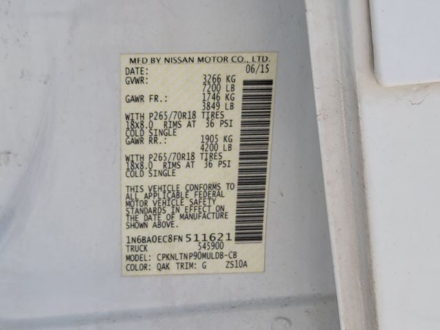2015 Nissan Titan SV