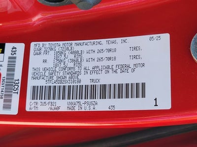 2025 Toyota Tundra SR5