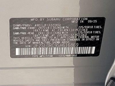 2025 Subaru Forester Limited