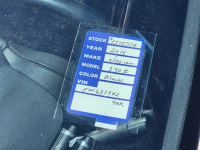 2014 Nissan 370Z Base