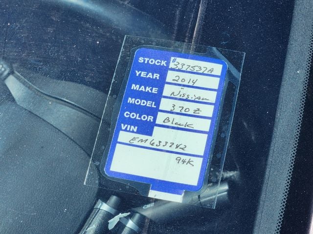 2014 Nissan 370Z Base