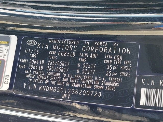 2016 Kia Sedona LX