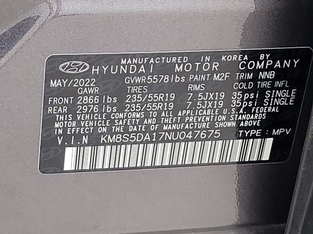 2022 Hyundai Santa Fe Hybrid Limited