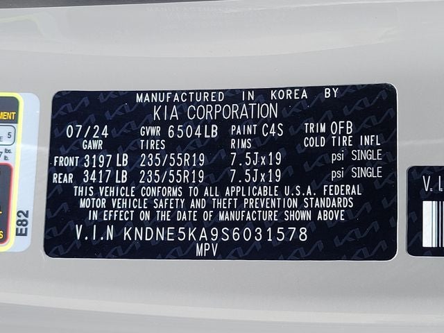 2025 Kia Carnival Hybrid SX Prestige